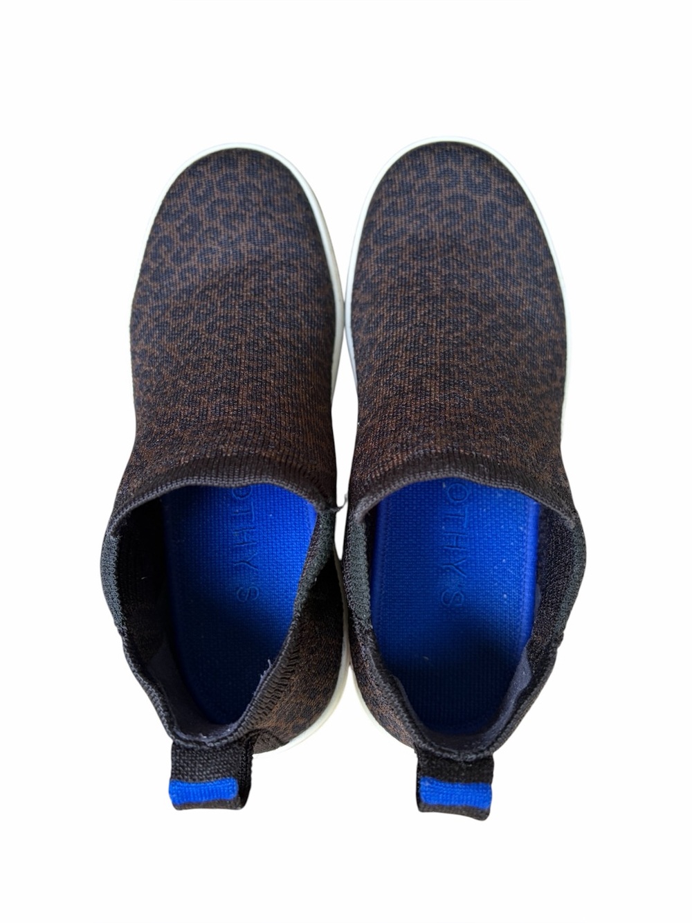 Rothy’s The Chelsea Ankle Boot Espresso Spot Leopard Print Slip On Size 7 - Picture 12 of 15